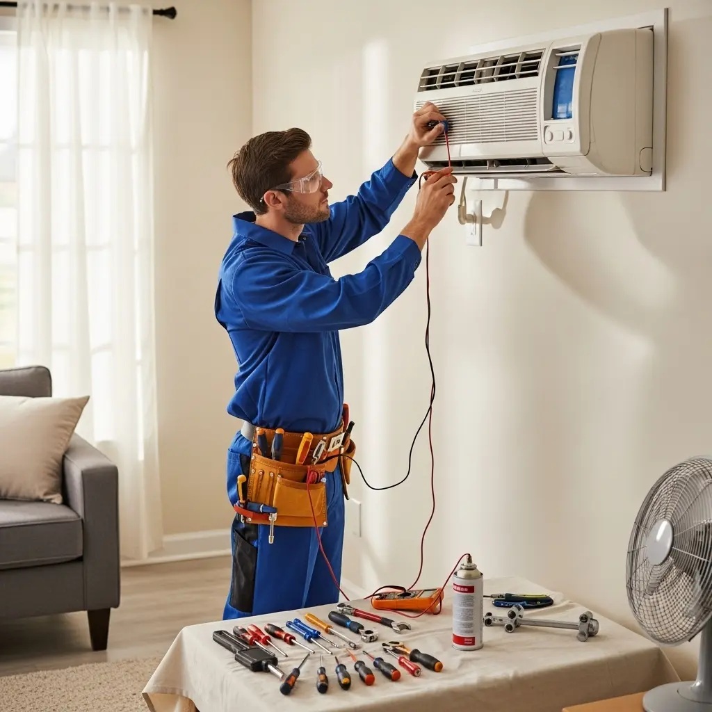 Keçiören ECA ECA klima gaz dolumu ve bakım – Enerji verimliliği artırıldı. - Teknik servis örneği
